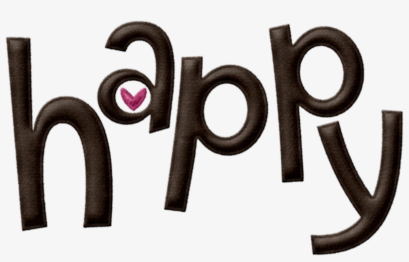 Fds Puff Felt Happy - Calligraphy, transparent png download