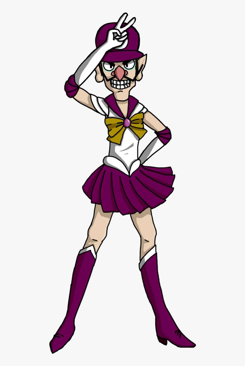 When You're Totally Gwaay For That One Gwaauy - Lanky Kong And Waluigi, transparent png download