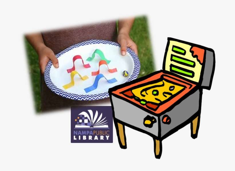 Pretween Paper Plate Pinball Machine - Pinball Machine Clip Art, transparent png download