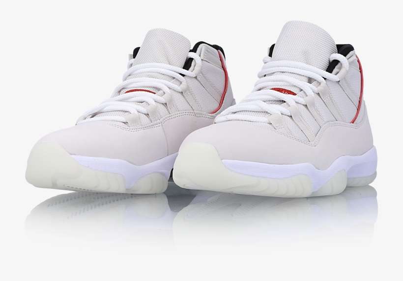 Air Jordan 11 Retro "platinum - Sneakers, transparent png download