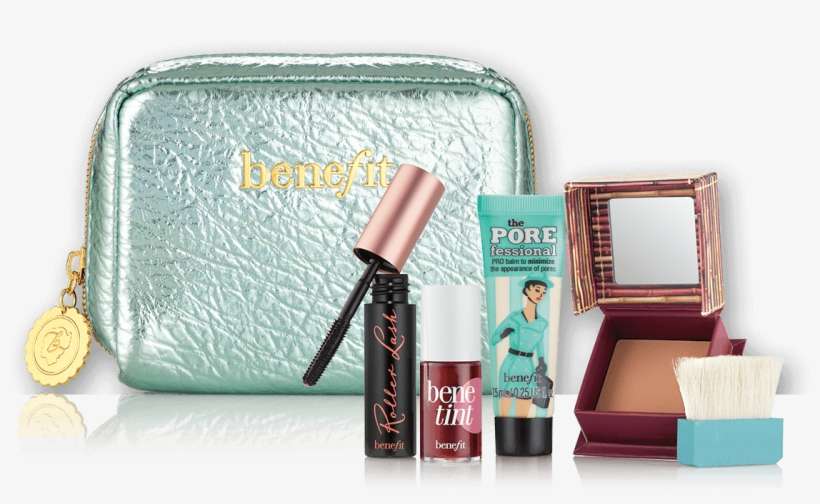Work Kit, Girl Makeup Kit Contains Benefit Bestsellers - Benefit Make Up Set, transparent png download