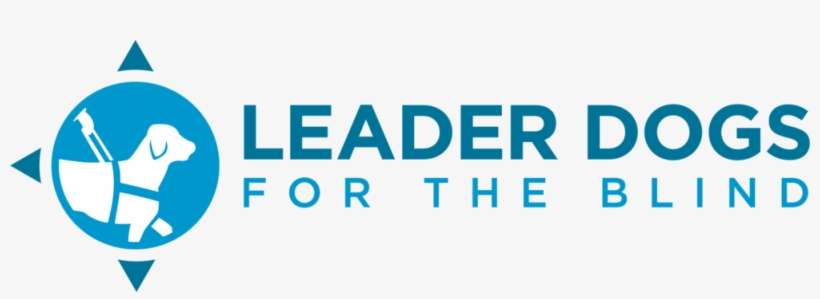 2017 Ldfb Logo Horizontal Blue2c White - Leader Dogs For The Blind, transparent png download