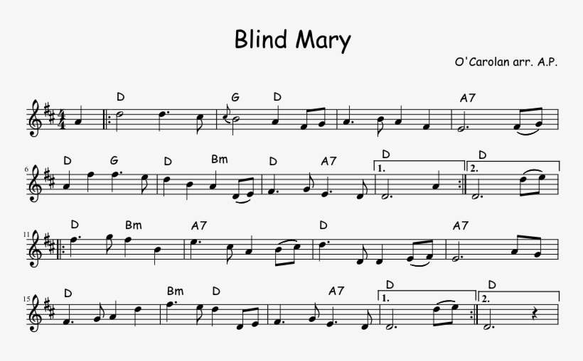 Print - God Moves In A Mysterious Way Score, transparent png download