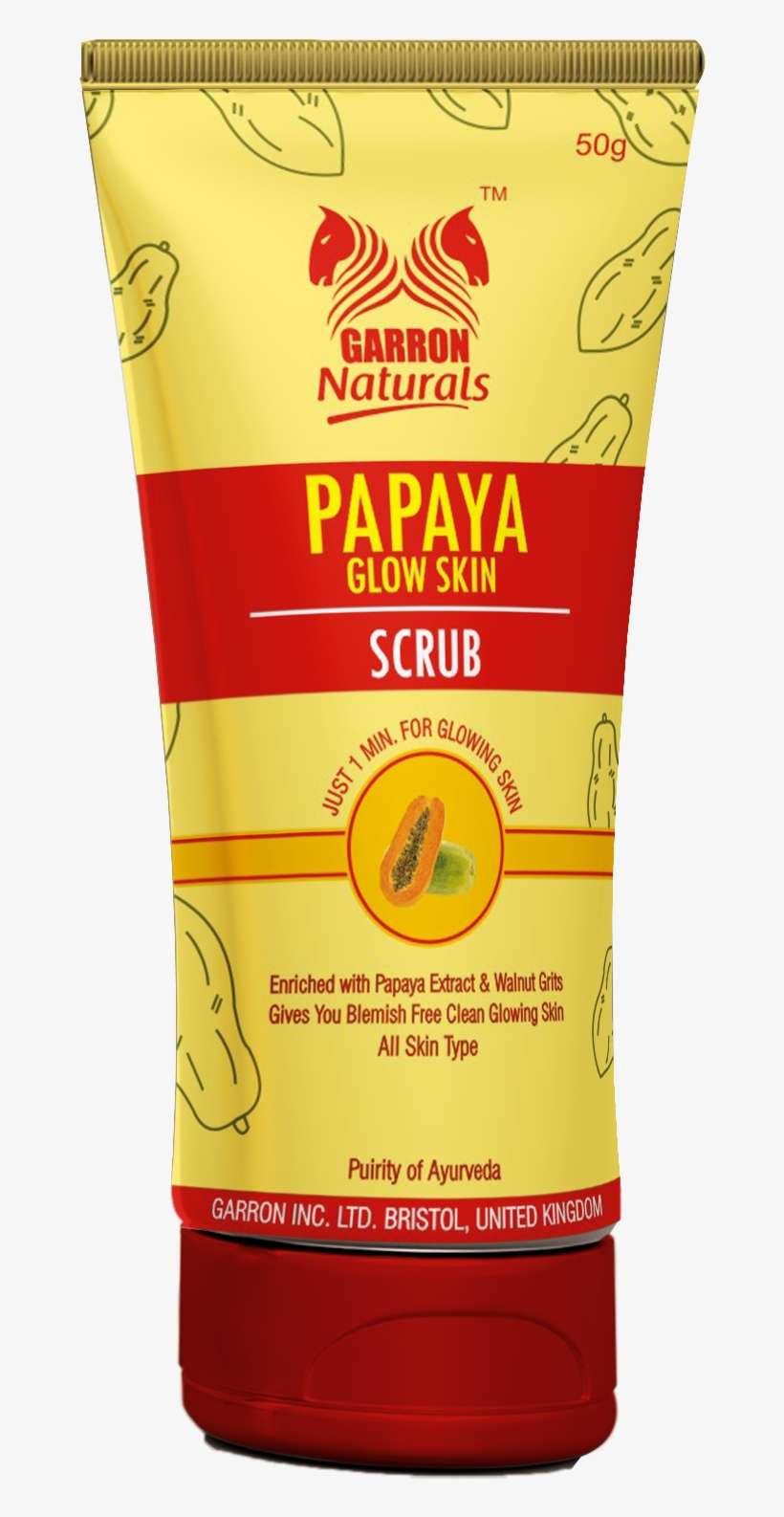 Papaya Scrub - Sunscreen, transparent png download