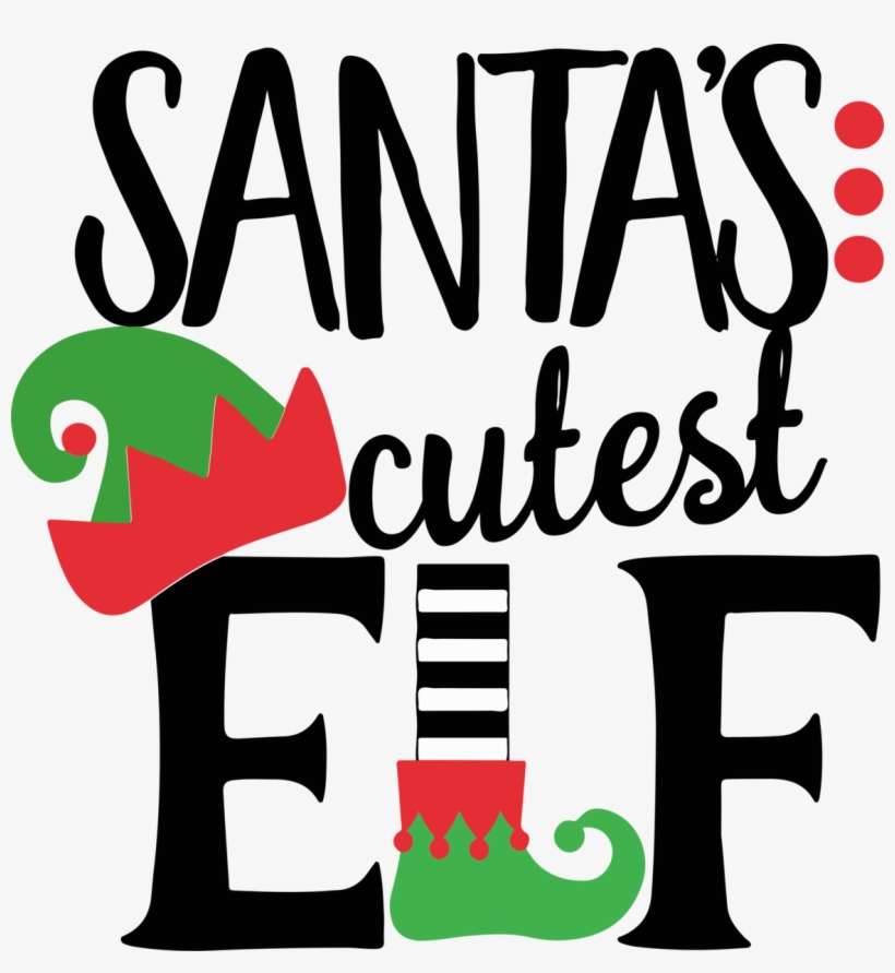 Santa's Cutest Elf, transparent png download
