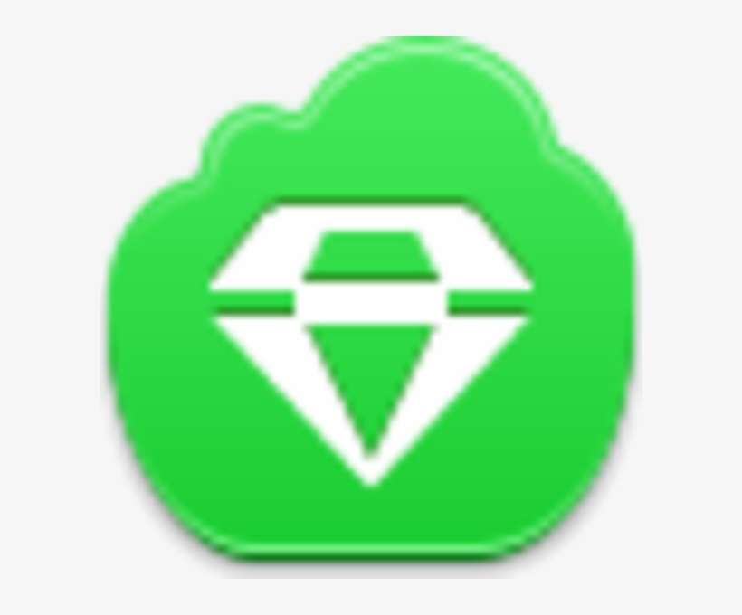 Crystal Icon Image - Ads Icon Green, transparent png download