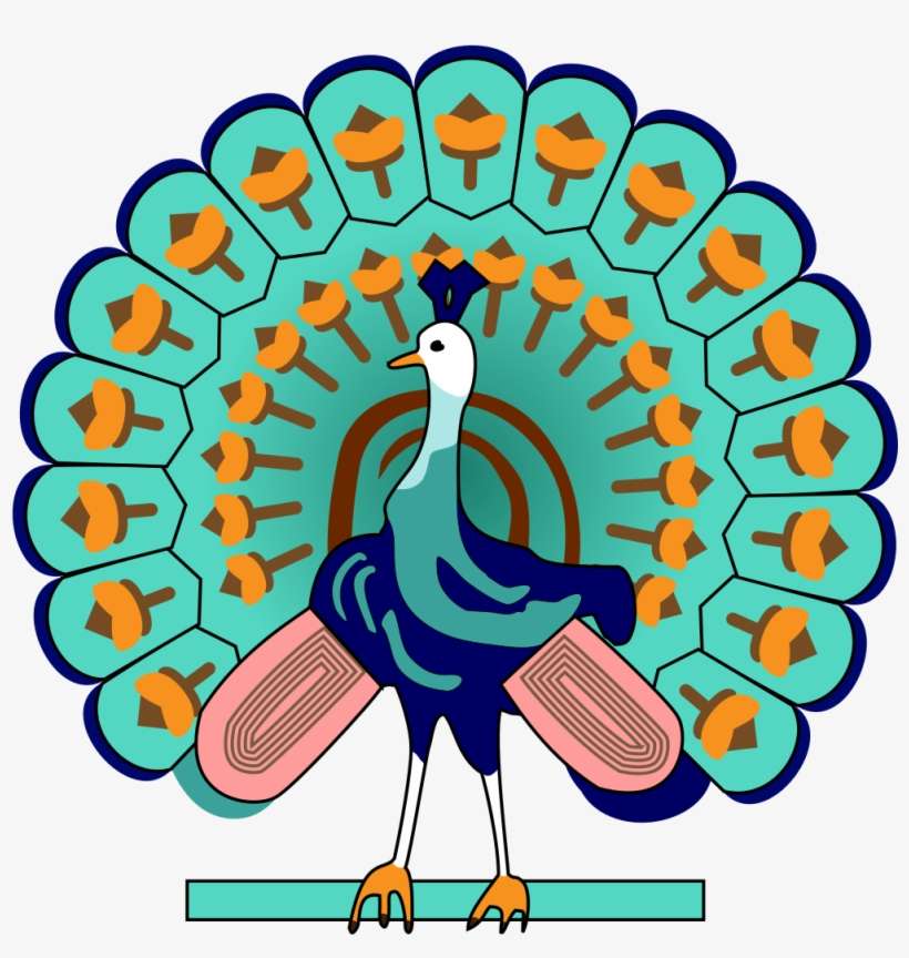 Peacock Symbol Burma - Peacock Symbol, transparent png download