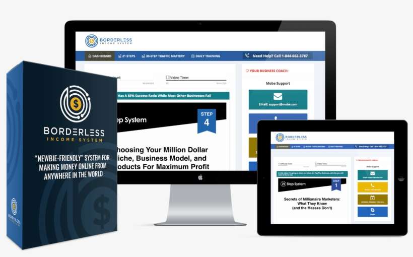 Borderless Income System Prodouct - Business, transparent png download