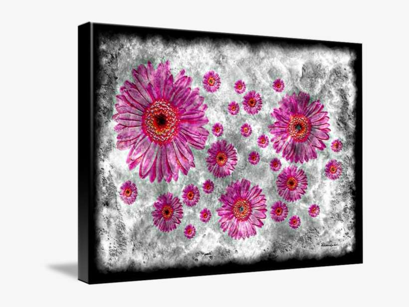 A Painting Digital Expressionism By Ricardos - 22a Abstract Floral Painting Digital Expressionism, transparent png download
