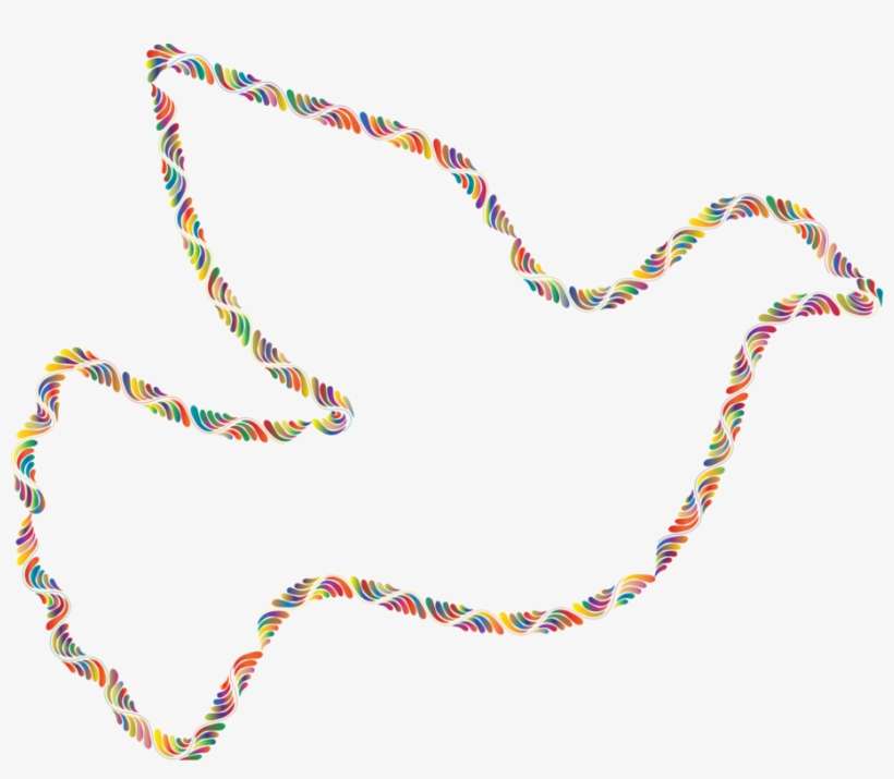 Columbidae Doves As Symbols Bird Computer Icons Drawing - Peace Symbols Dove, transparent png download