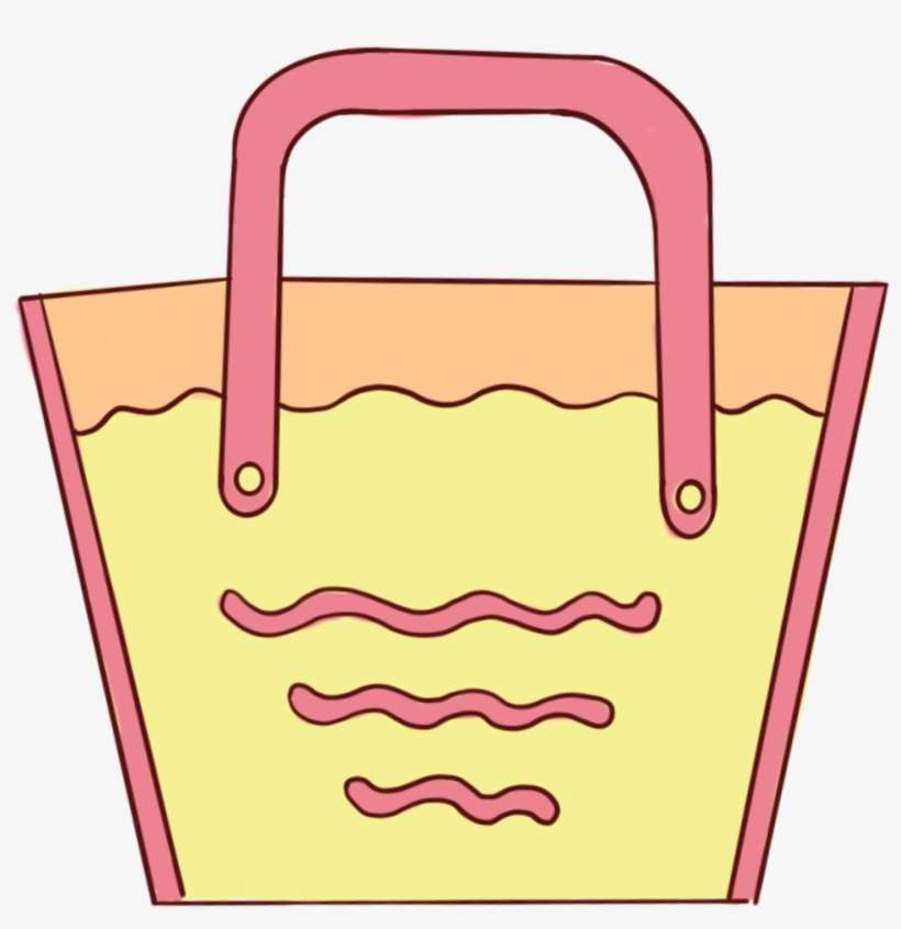 Hand Painted Cartoon Daily Necessities Bags Png And, transparent png download