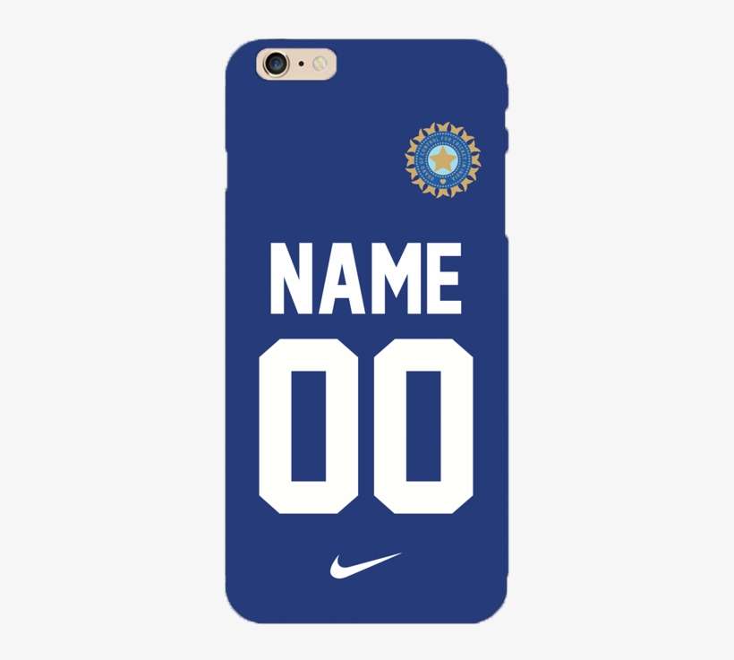 Indian Jersey Phone Cover - Number Tshirt, transparent png download