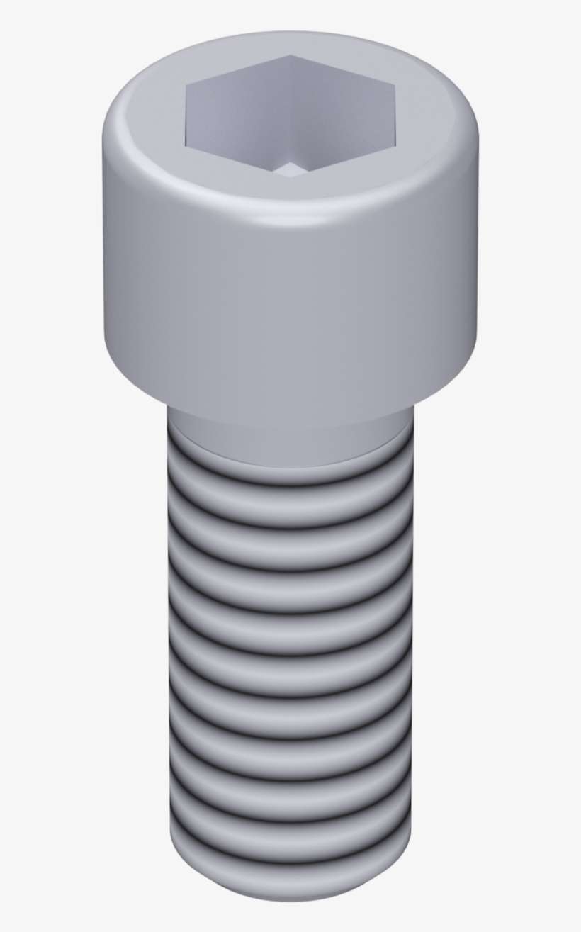 Cylinder Head Screw M 12 X 30, Galvanised, With Hexagon - Pipe, transparent png download