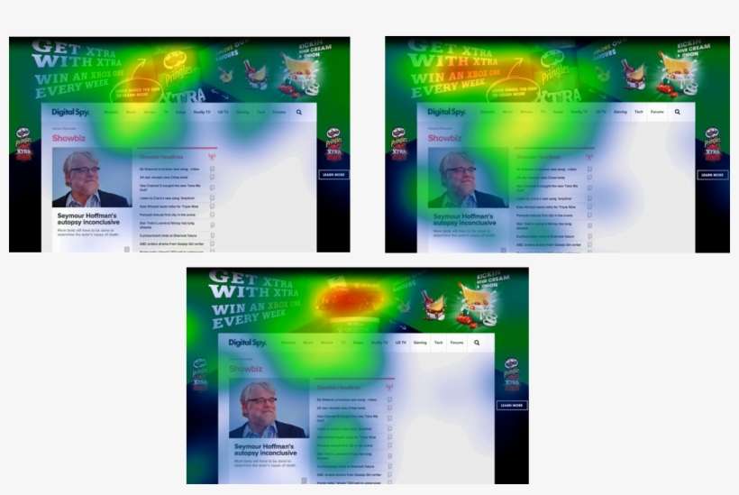 Pringles Heatmaps - Online Advertising, transparent png download
