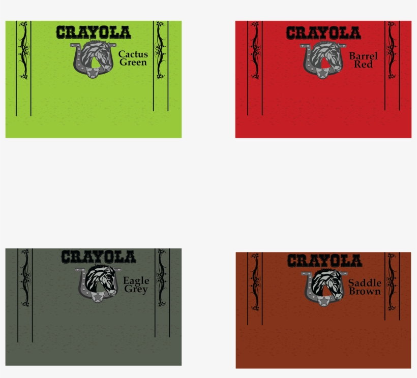 Rebrands Crayola For A Western/country Audience - Graphic Design, transparent png download