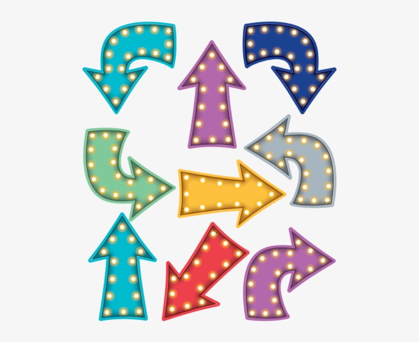 Tcr 77315 Magnetic Marquee Arrows Movie Theme Decorations - Teacher Created Resources Accents, transparent png download