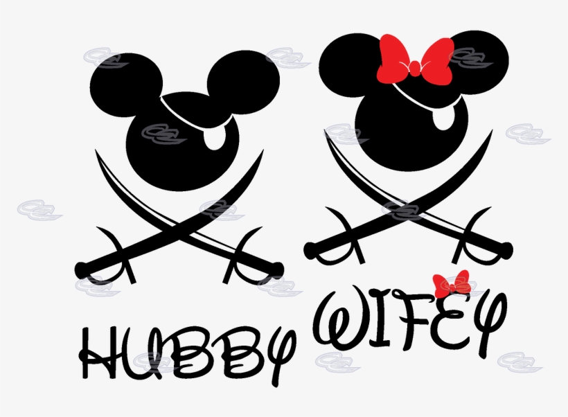 Mickey Mouse Clipart Couple - Mickey And Minnie Cute, transparent png download