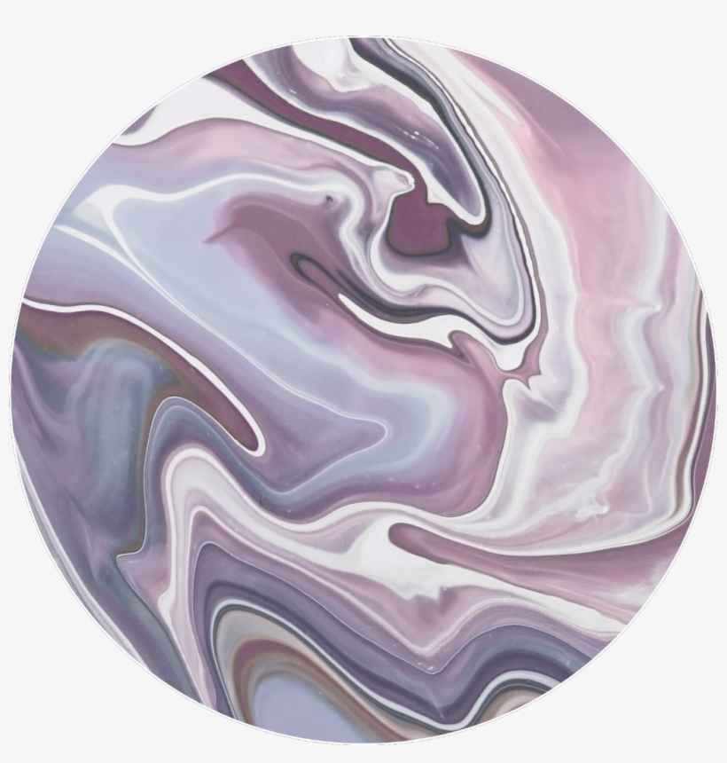 Marble Marbled Texture Circle Geometric Ftestickers - Cheerleading, transparent png download