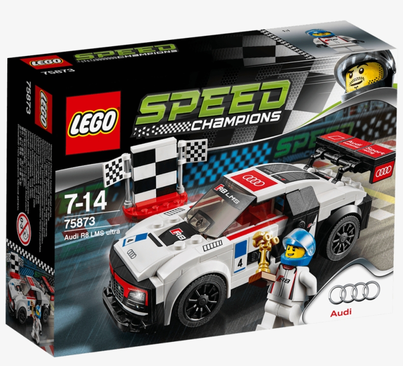 Lego Champions Audi R8 Lms - Lego Speed Champions 75873, transparent png download