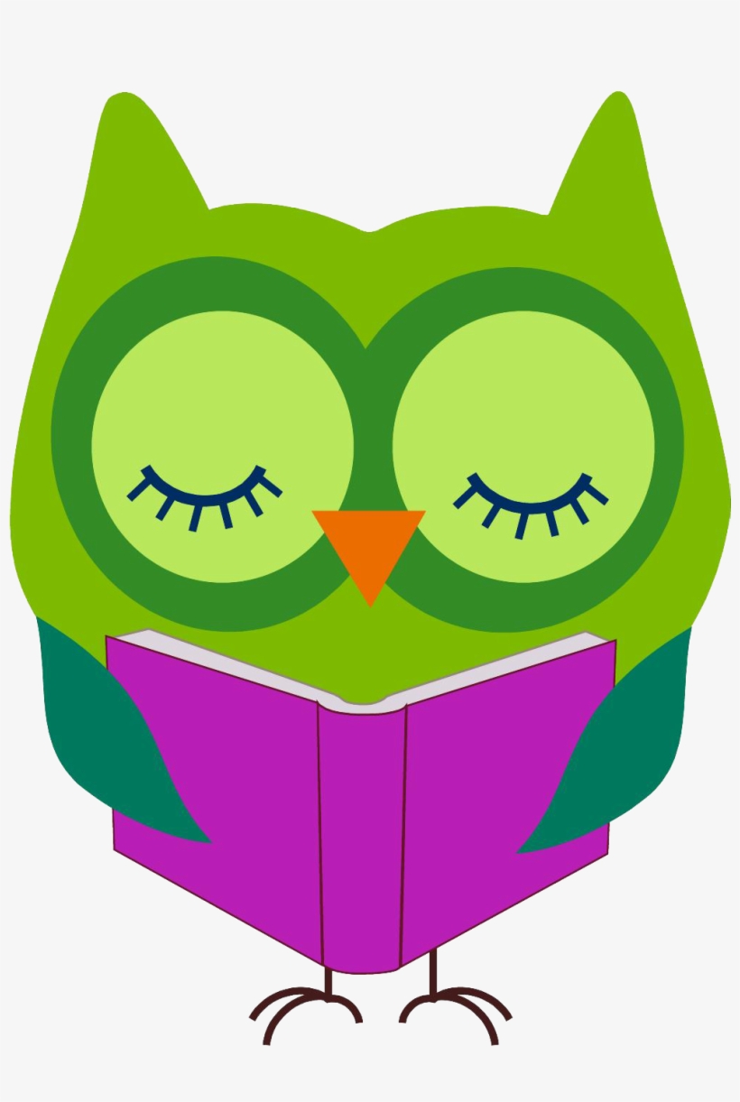 Working Clipart - Owl Reading Clipart, transparent png download