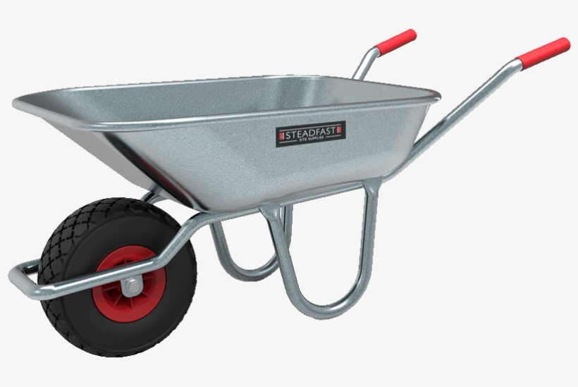 Steadfast Consumables Wheel Barrow - Wheelbarrow, transparent png download