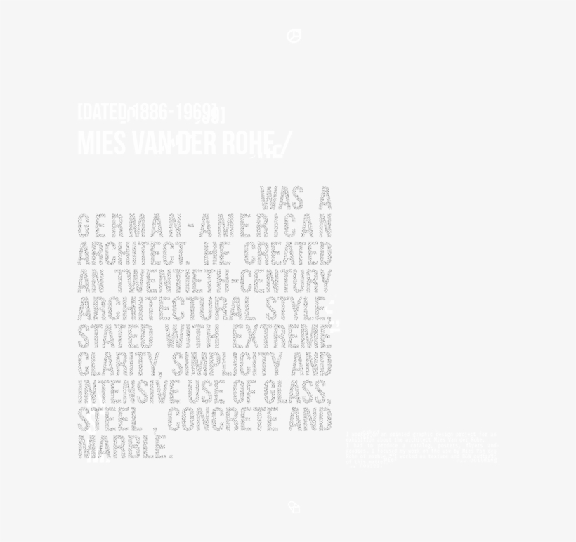 Mies Van Der Rohe - World Landscape Architecture, transparent png download