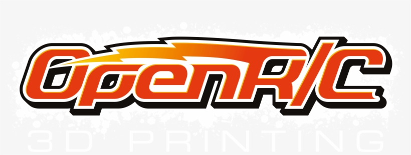Openrc 3d Printing Logo W Splatter - Open Rc Logo, transparent png download