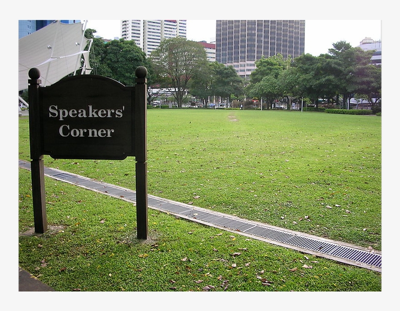 Right To Free Speech Not Absolute In Any Country - Speakers Corner, transparent png download