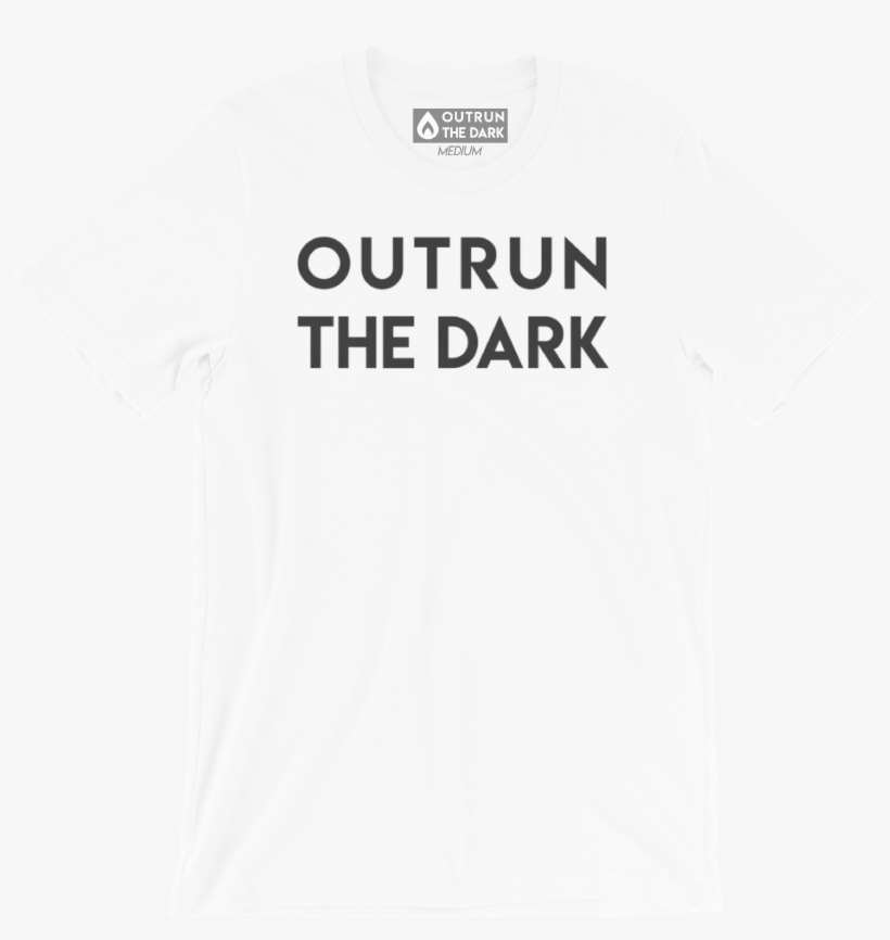 Outrun Original White Tee - T-shirt, transparent png download