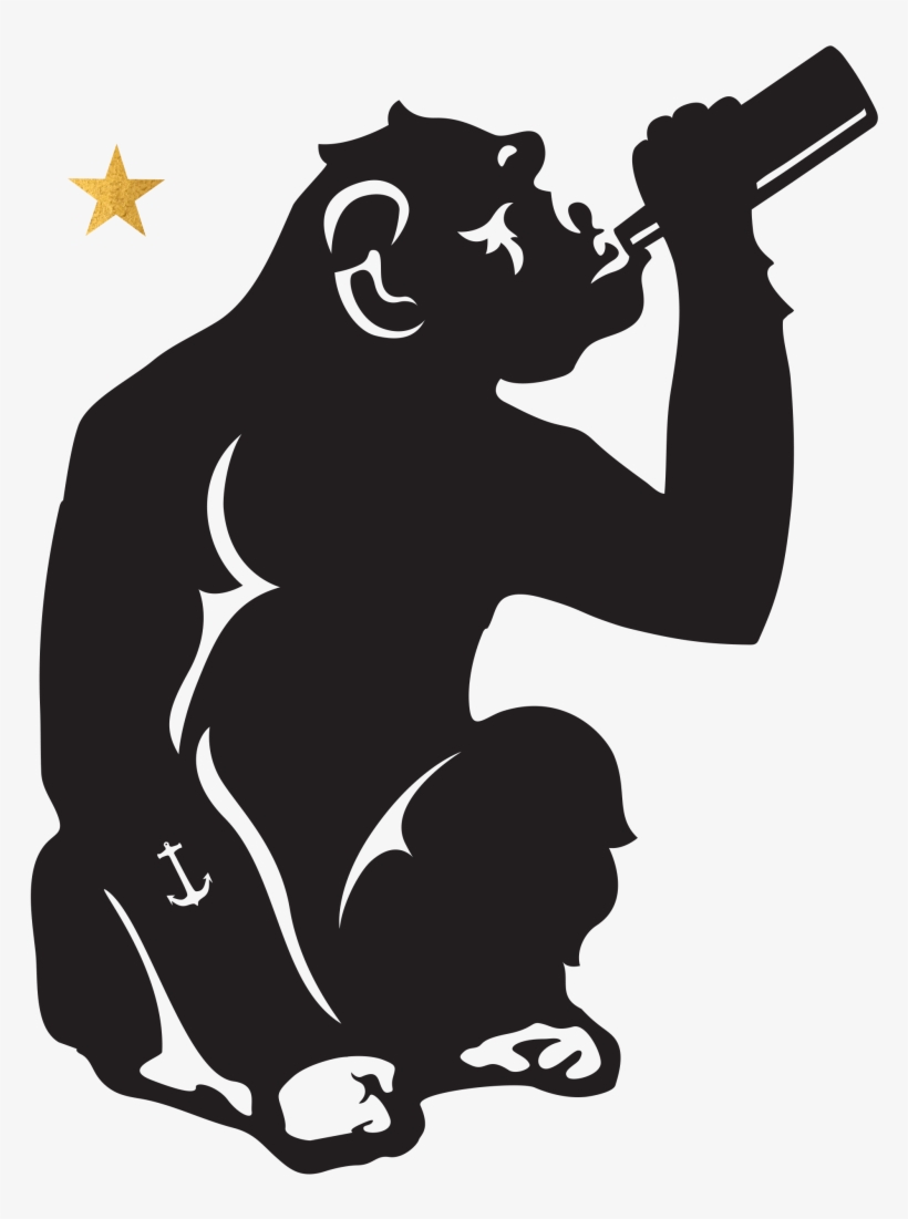 Brass Monkey Silhouette, transparent png download