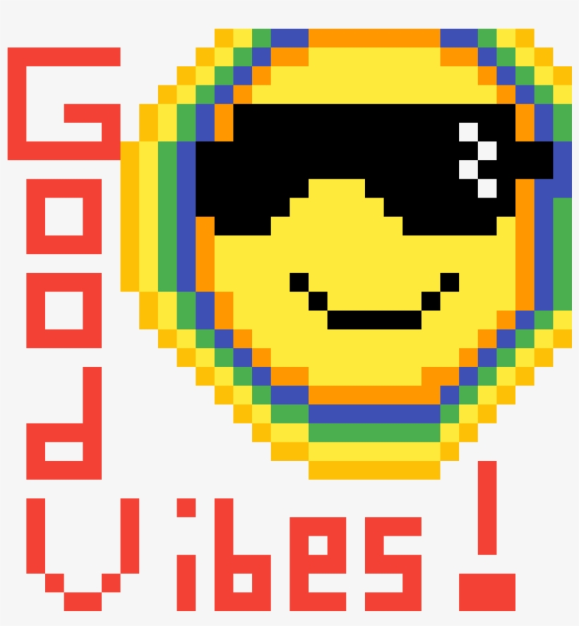 Good Vibes - Bendy Hama Beads, transparent png download