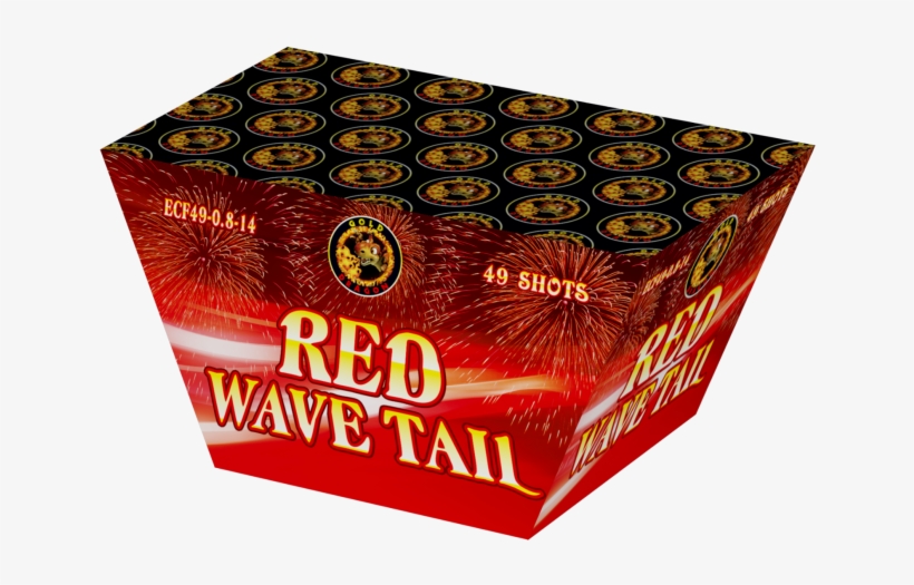 8 14 Red Wave Tail Z Shape 20*25*150* - Box, transparent png download
