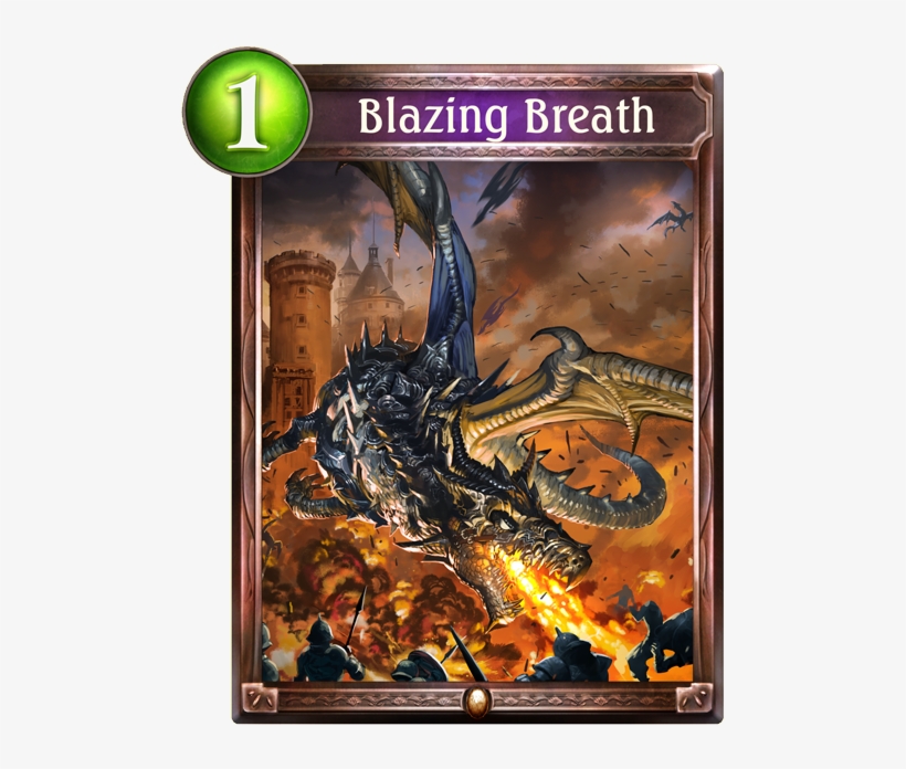 Blazing Breath - Shadowverse Fate Tie In Cards, transparent png download