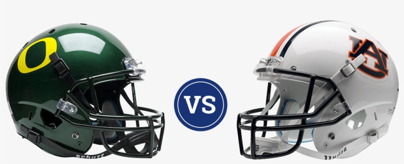 Oregon Vs Auburn - Football Helmet, transparent png download