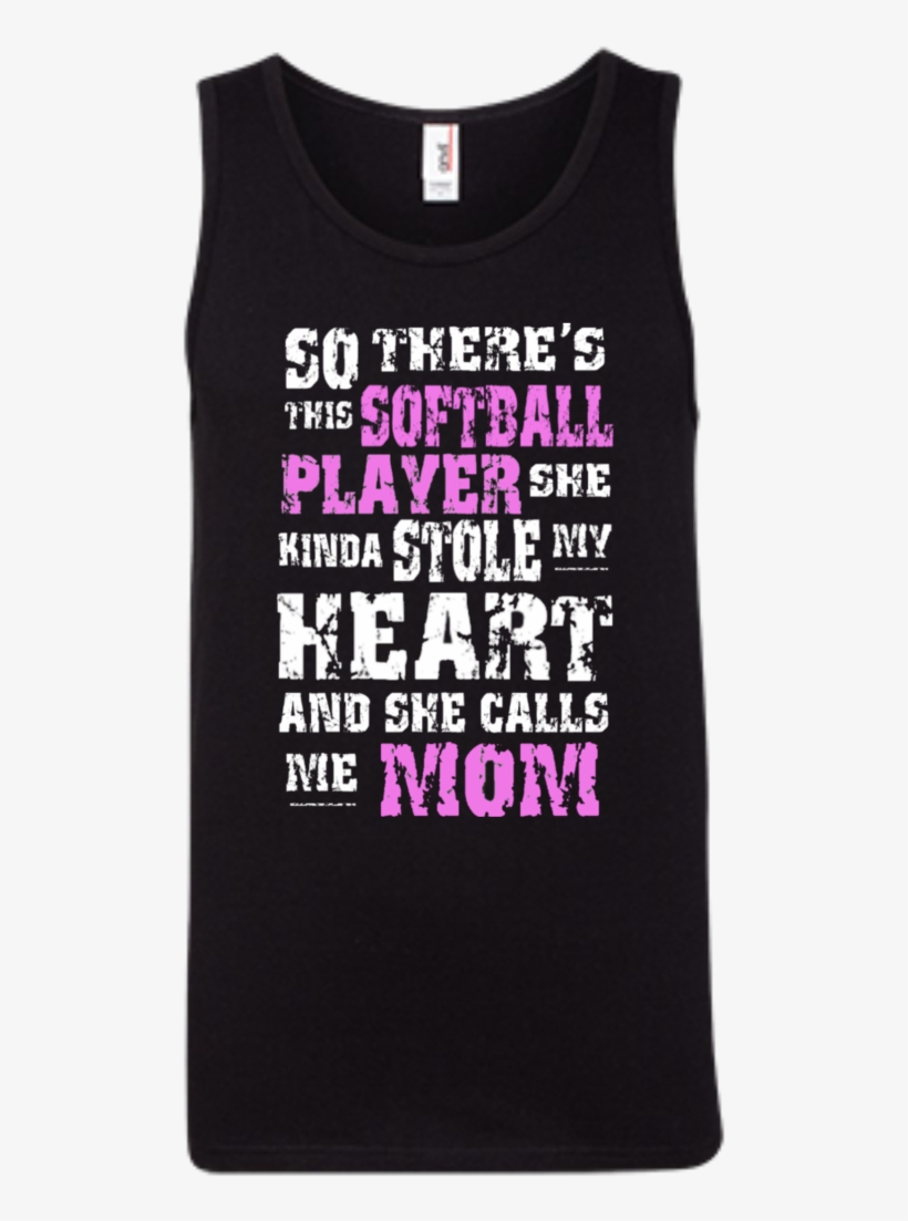 So There's This Softball Player She Kinda Stole My - Active Tank, transparent png download
