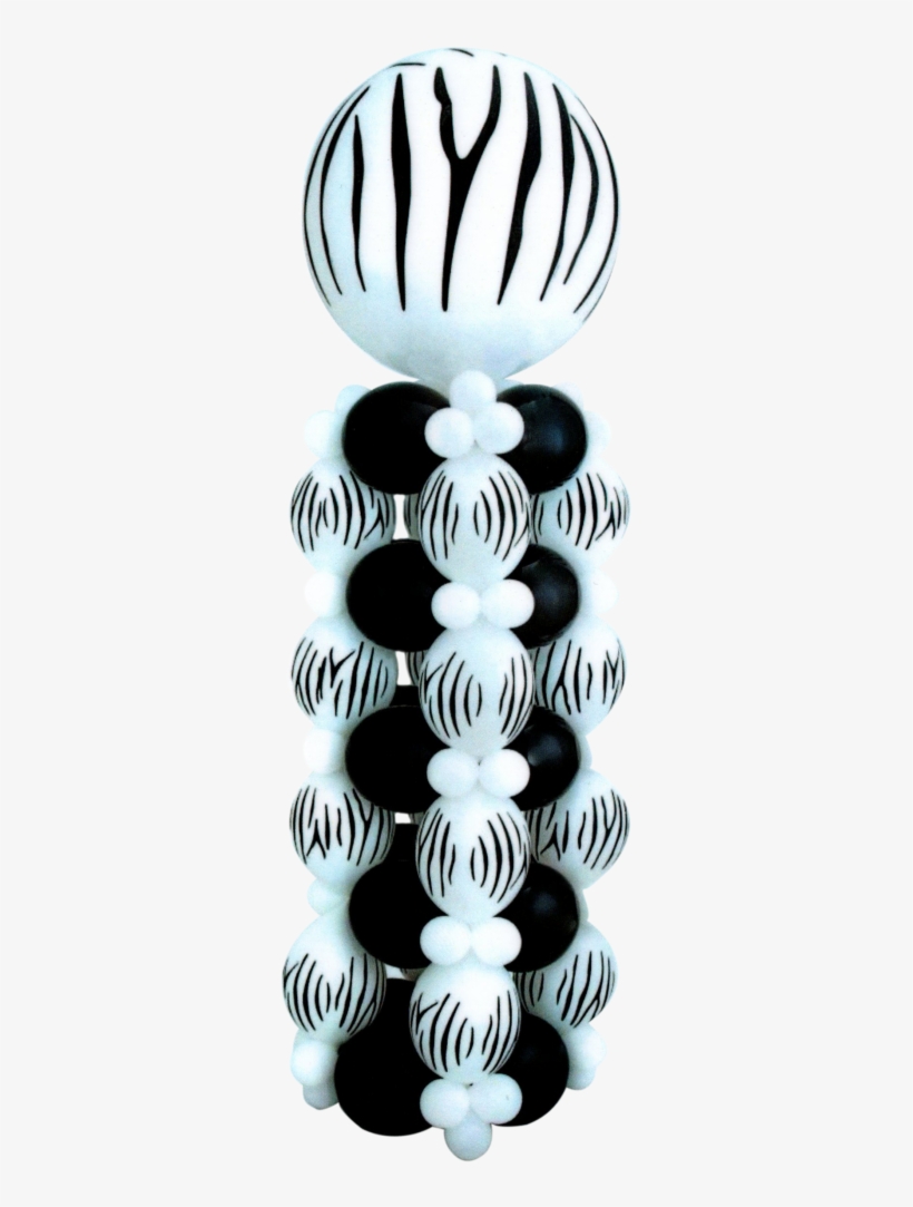 Zebra Print Tower - Cake, transparent png download