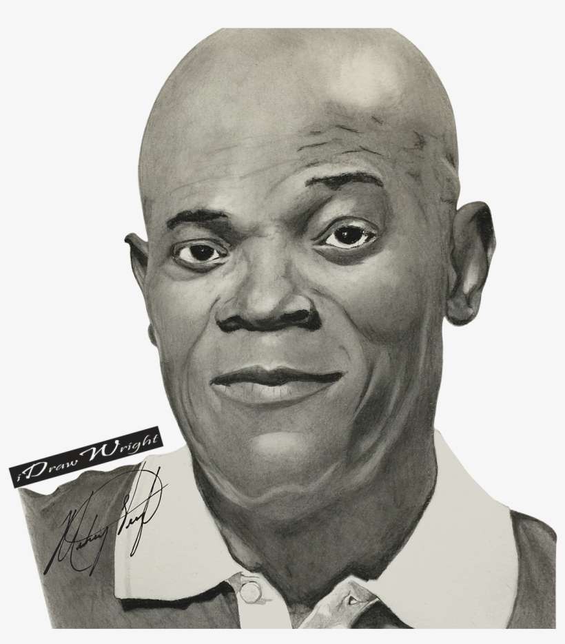 Samuel L - Jackson - Sketch, transparent png download