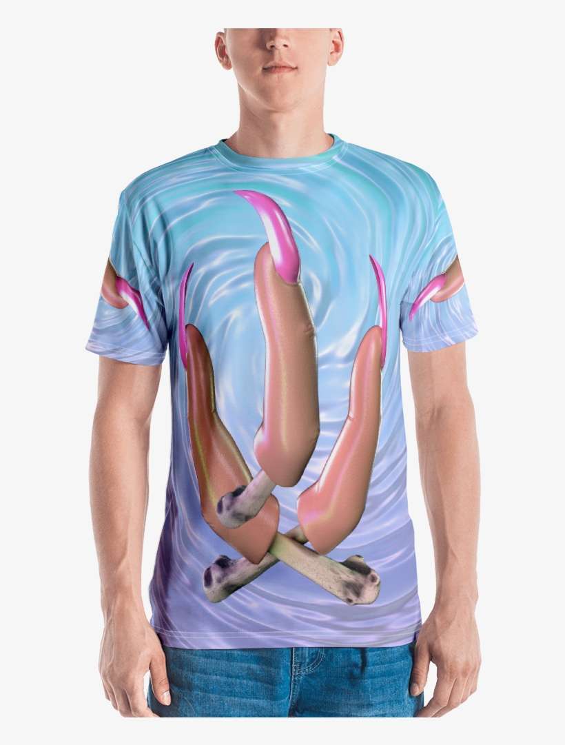 Fingers Crossed Deluxe T-shirt - T-shirt, transparent png download