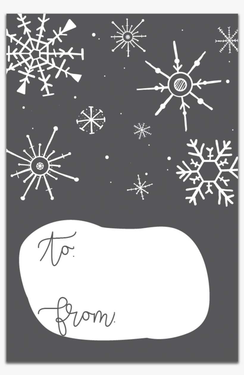 Gt Snowflakes Tags Little - Illustration, transparent png download