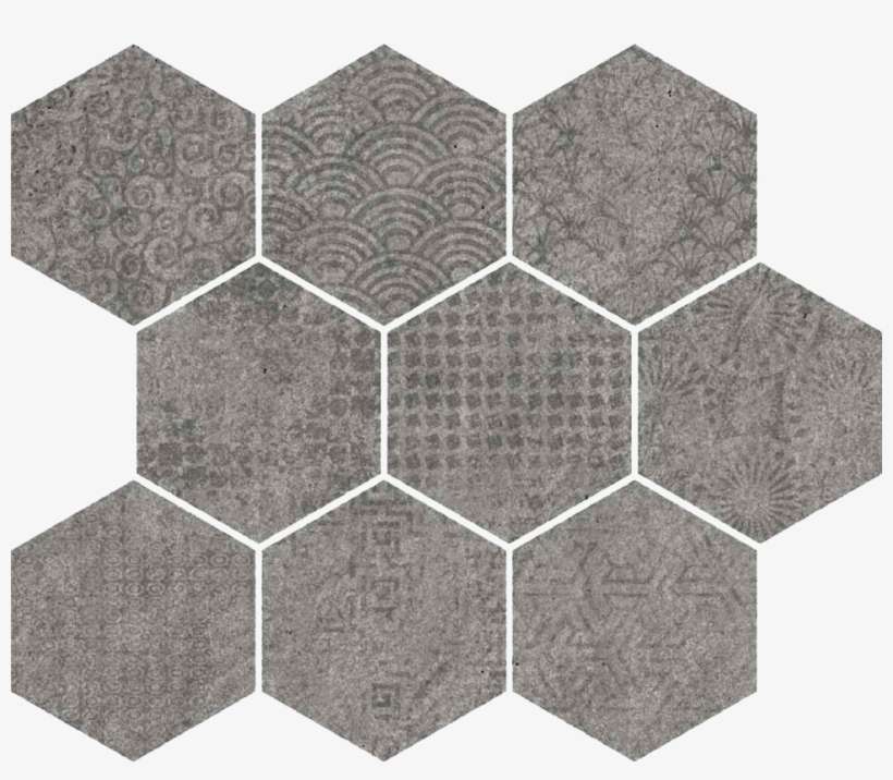 Hexagon Raw-sp Grafito 33x27, Porcelain - Inquiry Cycle Png, transparent png download
