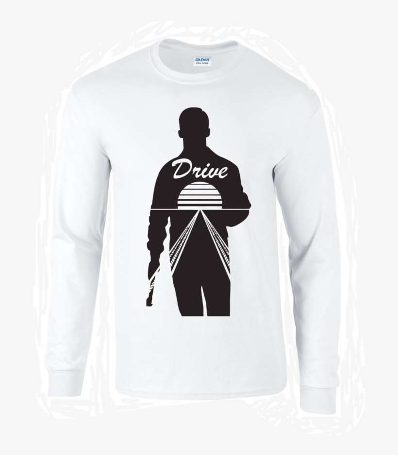 Ryan Gosling Drive Jumper - Long-sleeved T-shirt, transparent png download