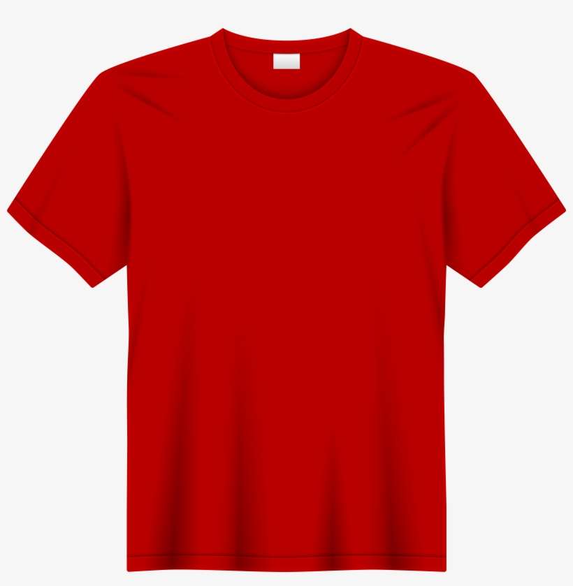 Red T Shirt Png Clip Art, transparent png download