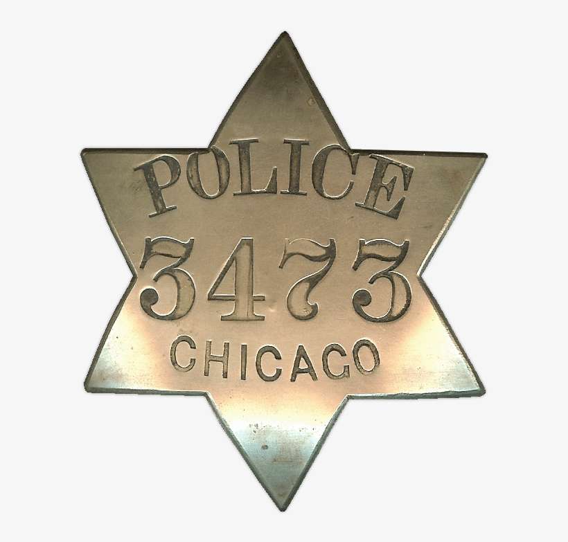 Chicago Police Patrolman Star - Badge, transparent png download