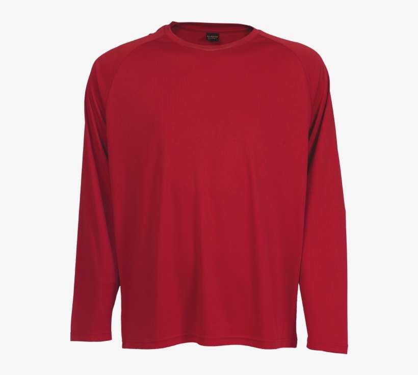 Tsl135b 135g Long Sleeve Polyester T-shirt , Tsl135b - Long-sleeved T-shirt, transparent png download