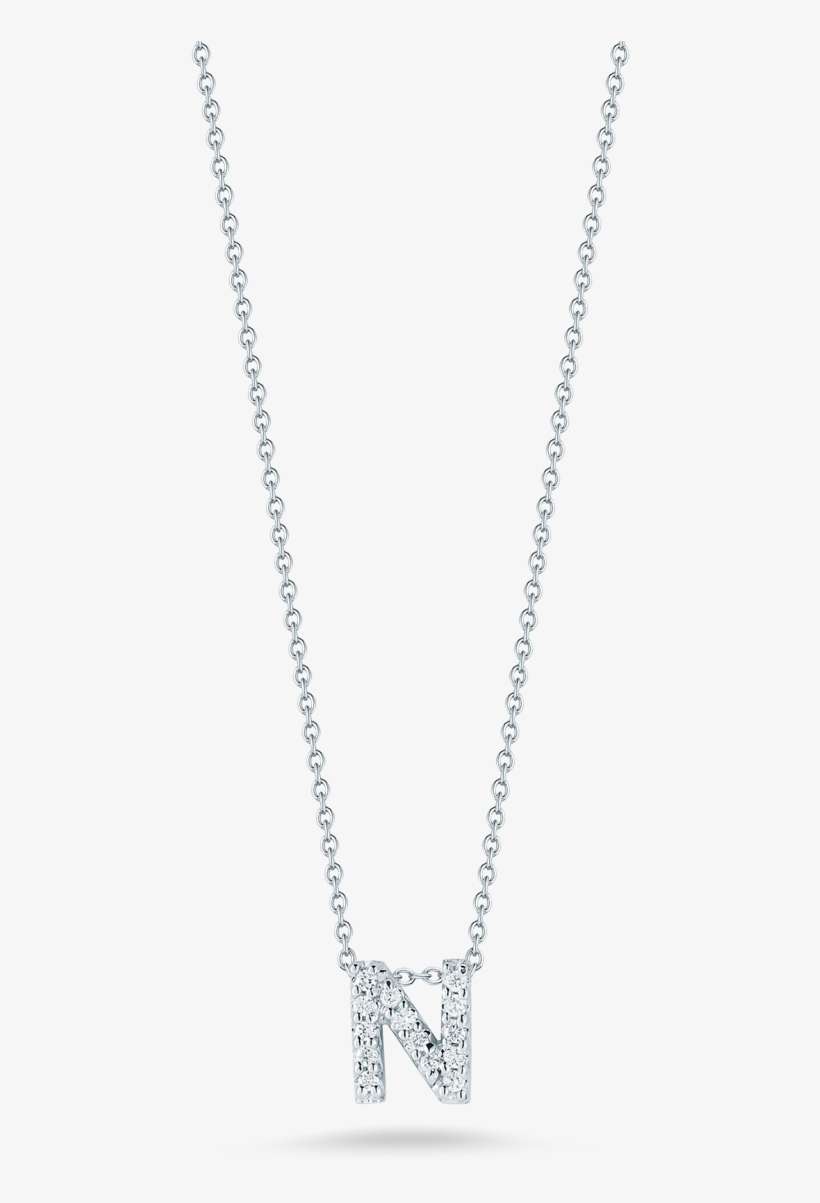 Roberto Coin Tiny Treasures 18k White Gold Love - Pendant, transparent png download