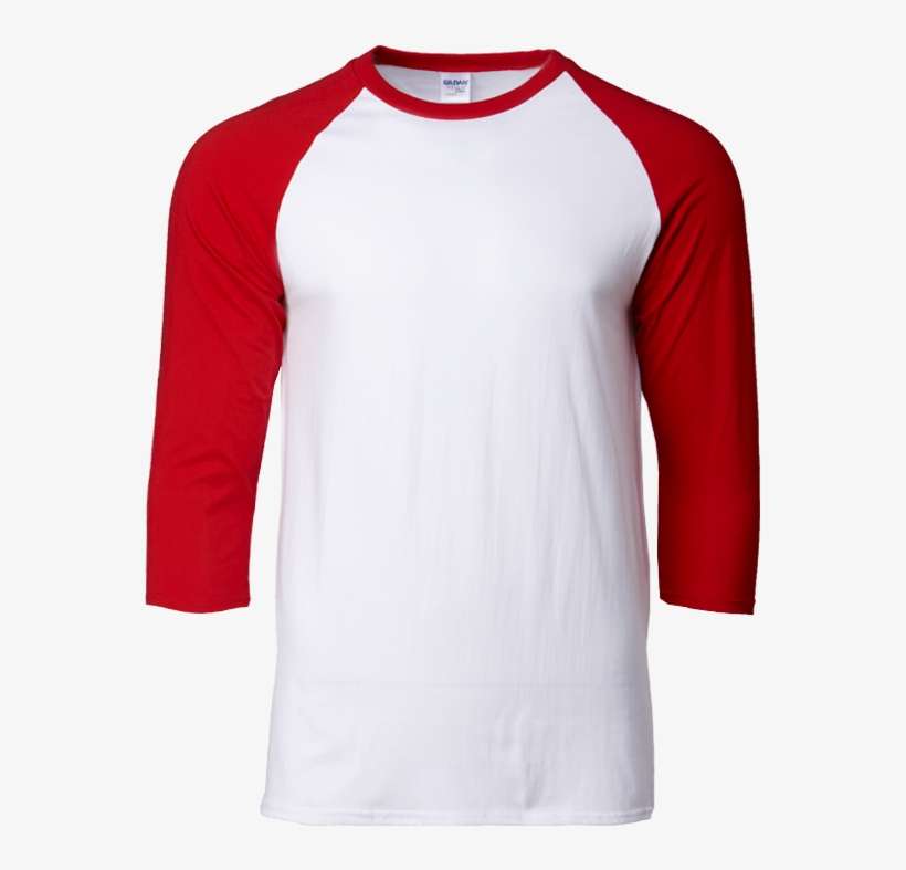 Adult 3/4 Sleeve Raglan T-shirt - Long-sleeved T-shirt, transparent png download