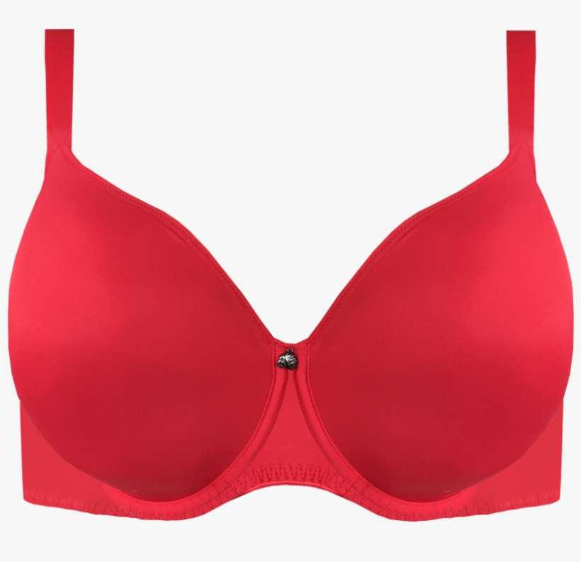 Enhanced Support Smooth Tshirt Bra Red Brad02 2231red - Brassiere, transparent png download