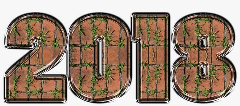 2018 3d Download Greetings And Happy New Year 2018 - Illustration, transparent png download