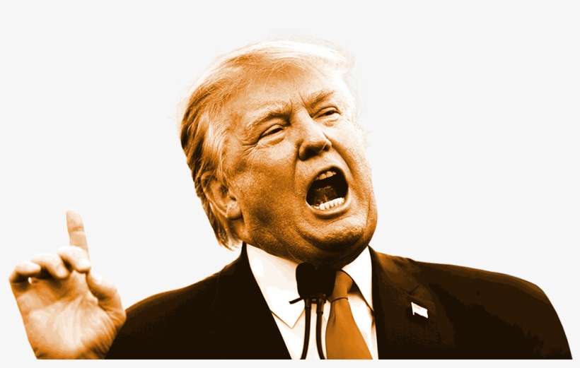 What Did You Say Trump's Not As Rich - Donald Trump Shouting Png, transparent png download