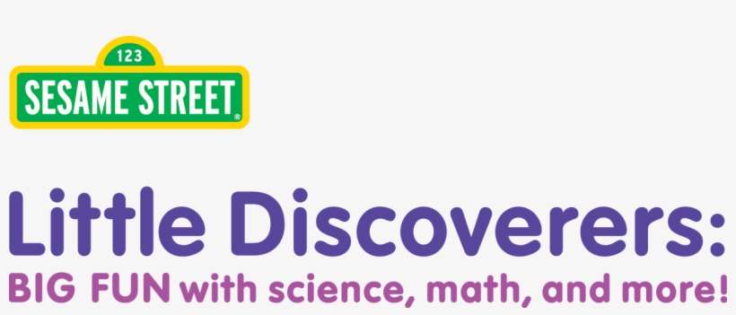 Little Discoverers Logo - Sesame Street, transparent png download